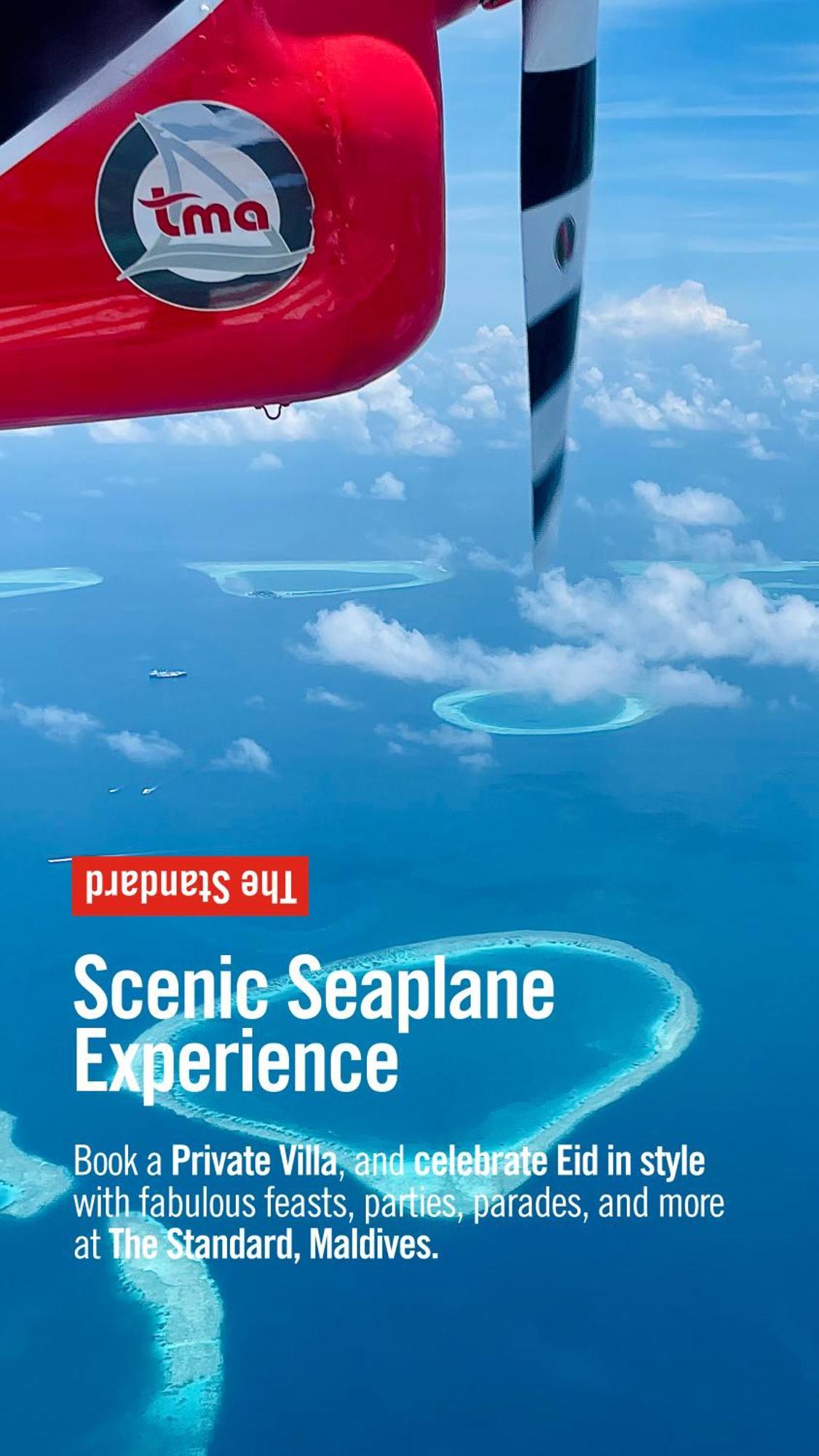 The Standard, Huruvalhi Maldives (Adults Only) Meedhoo  Exterior photo The Standard Scenic Seaplane
